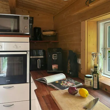 Log Between North Sea And Stadil Fjord Tatil Evi Tim