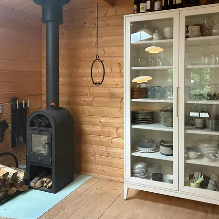Log Between North Sea And Stadil Fjord Tatil Evi *